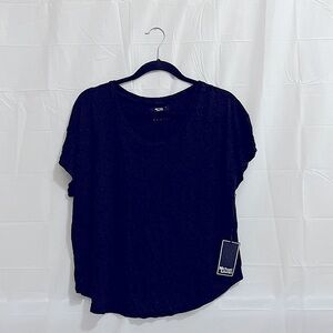 Michael Lauren Wink Black Top Size L